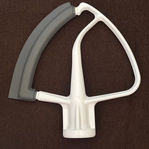 KitchenAid Tilt-Head Flex Edge Beater - White & Grey